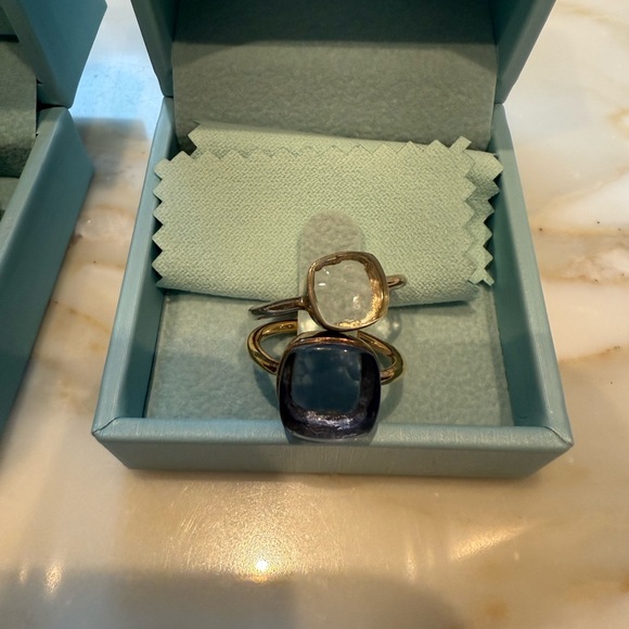 Iolite stone ring size 7.5 - Picture 5 of 5